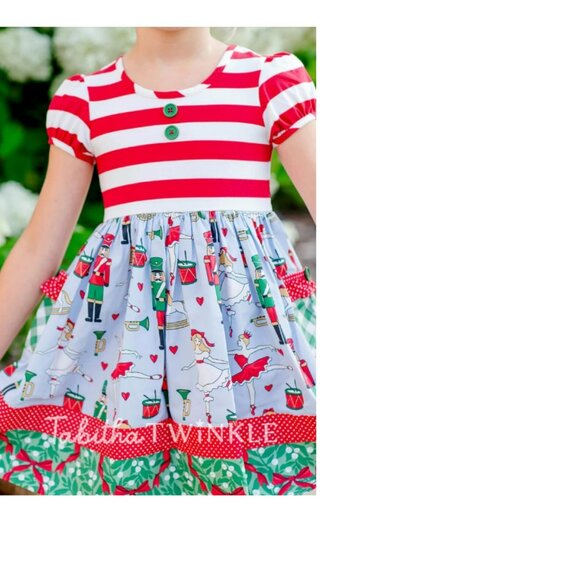 NEW Tabitha Twinkle Night at the Ballet Nutcracker Cassie Girls Dress - Picture 1 of 5